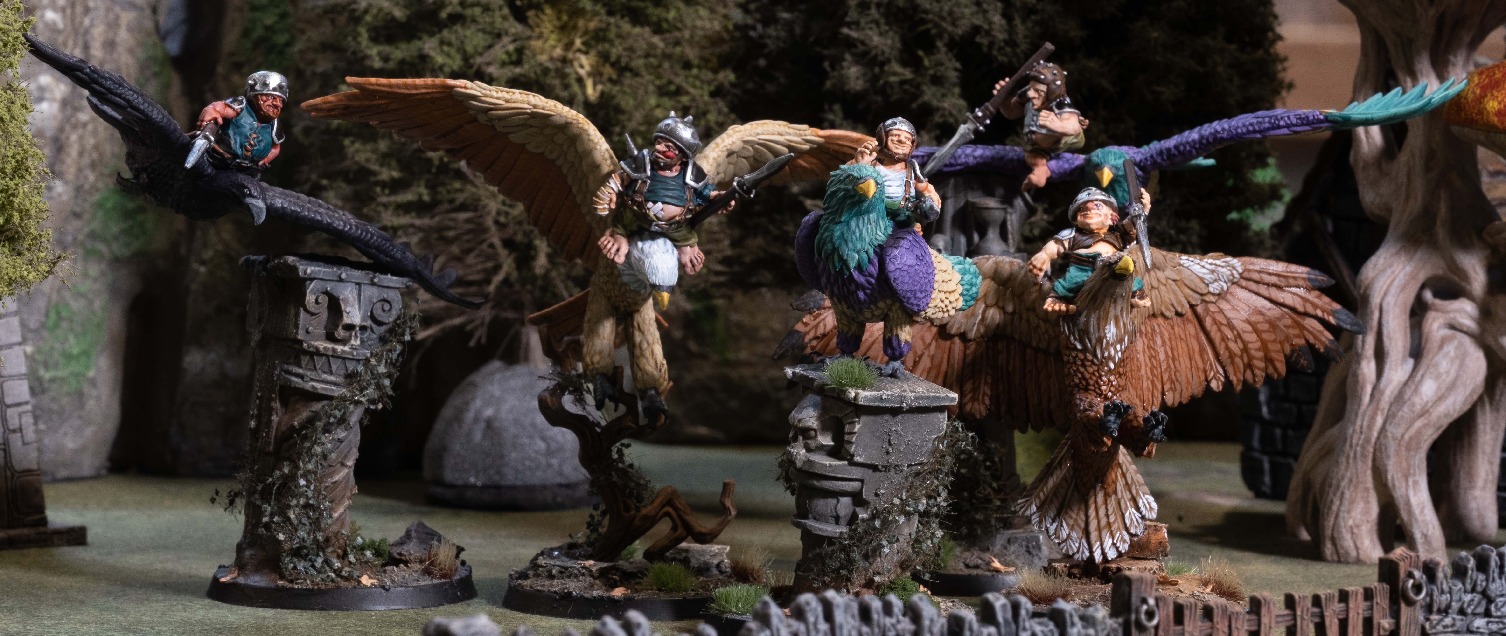 Canopy Riders sweep in upon their Crownwing Eagles