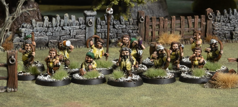 Drove Archers with bows at the ready