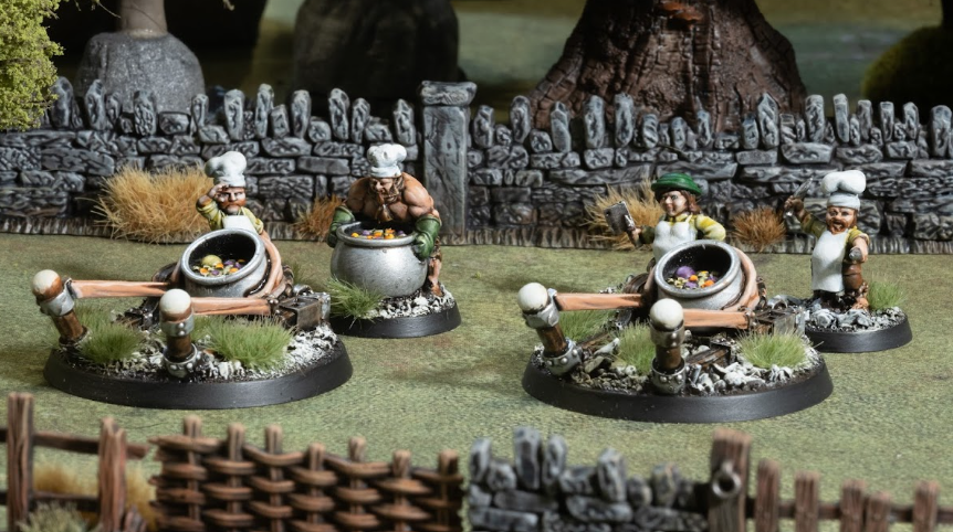 Hawthorn Hotpot crews stand ready at their cauldrons