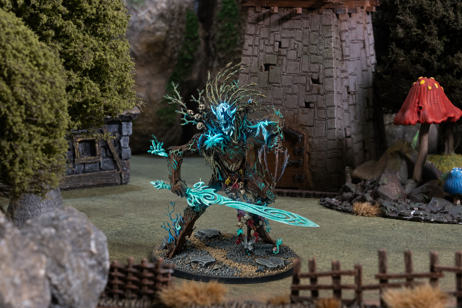 A Spirit of Ghyran risen in wrath